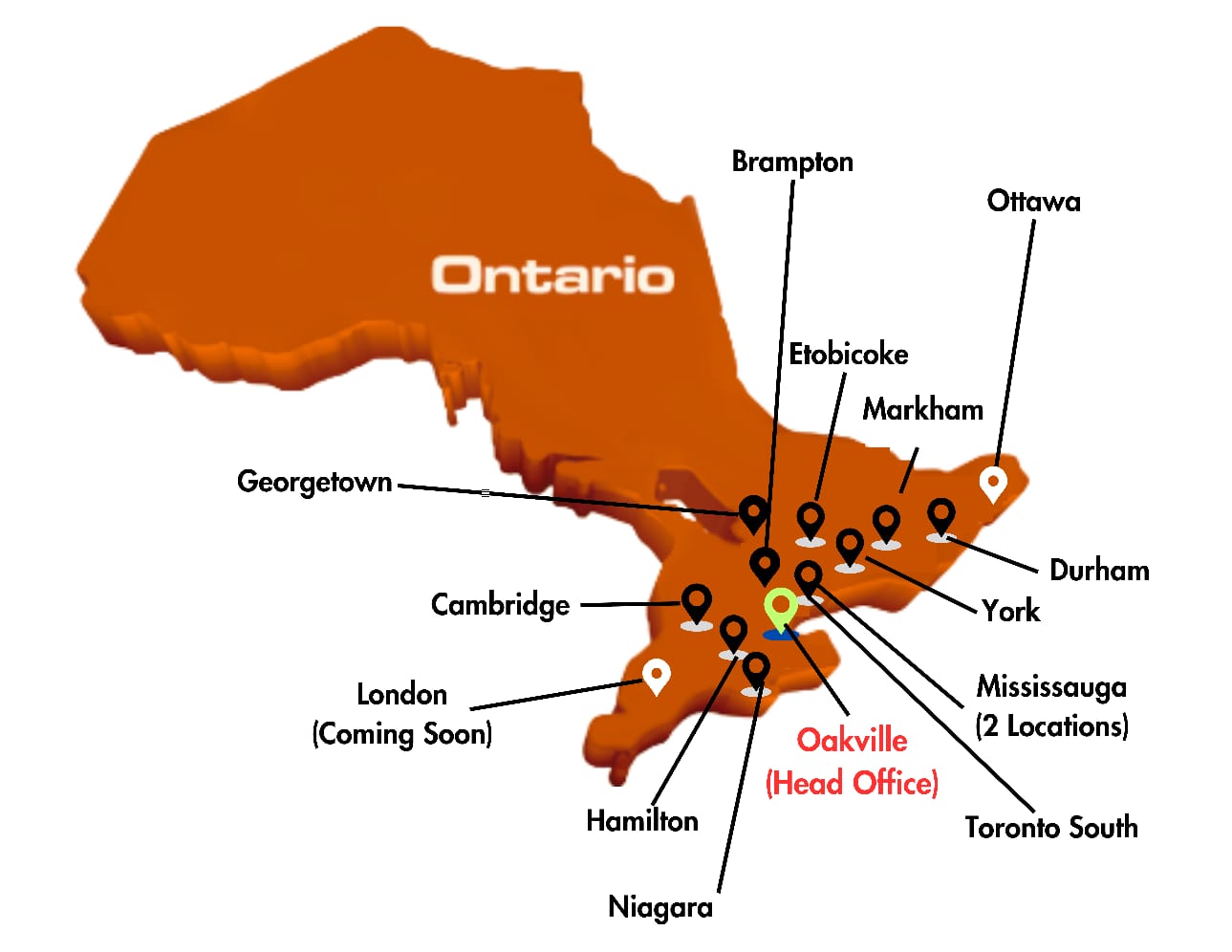 Map preview of the main office location